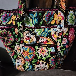 Vera Bradley large midnight Mickey Tote